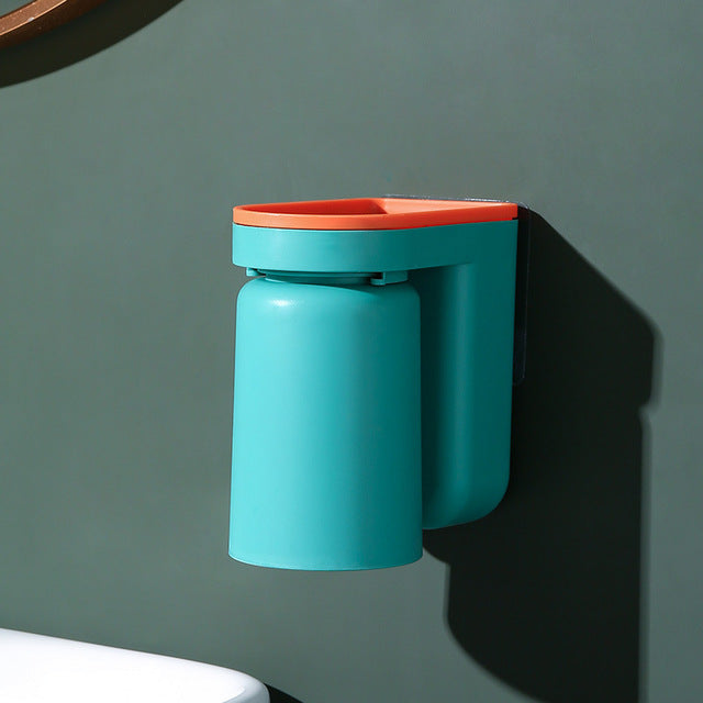Bump Color Wall-Mounted Toothbrush Cup Holder