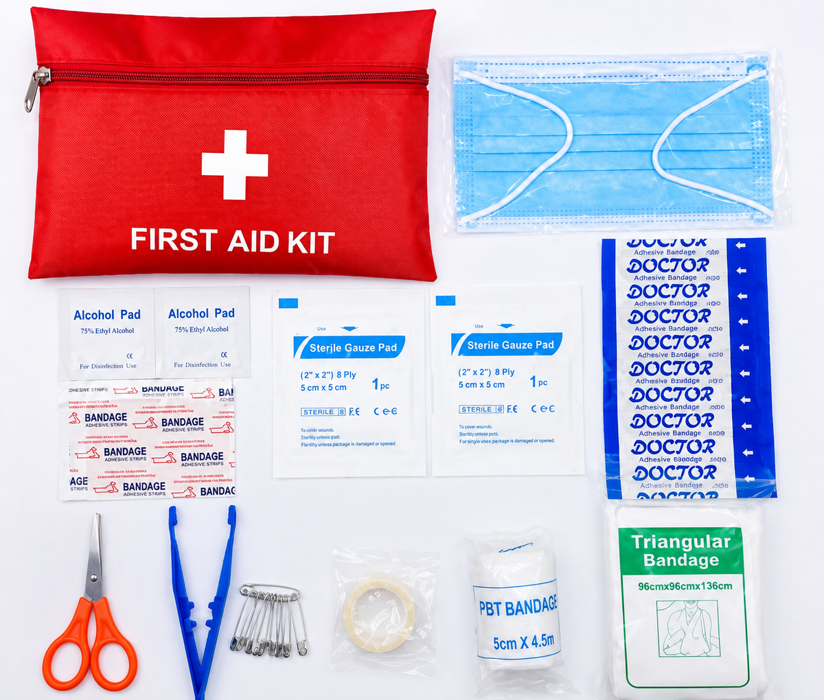 Outdoor Survival First Aid Kit