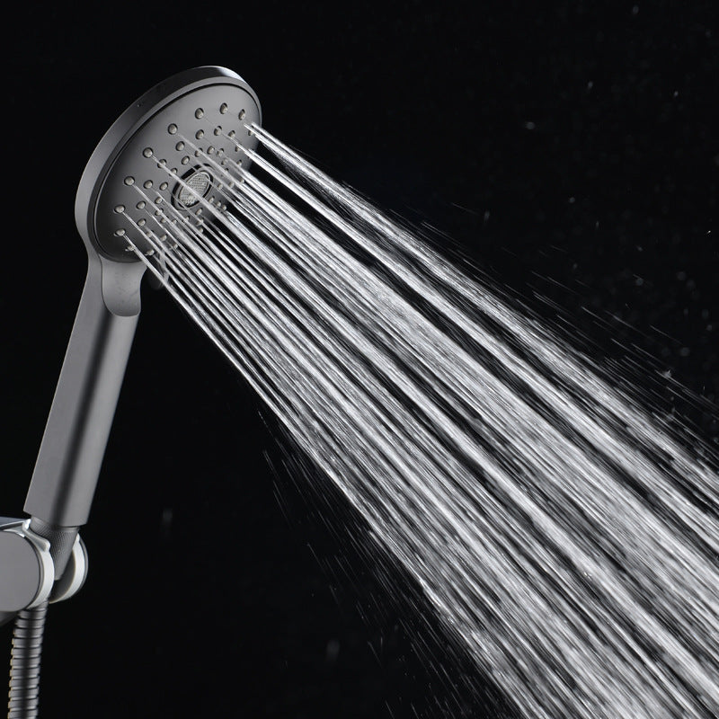 Matte Black Handheld Shower Head with Pressure Boost Set