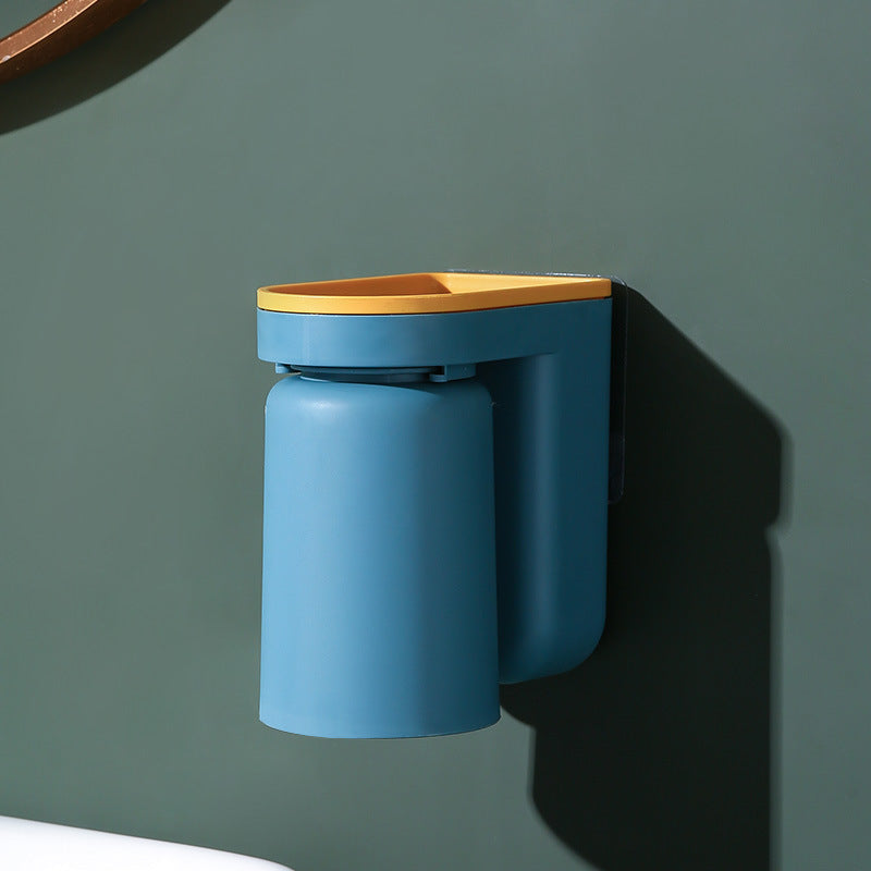Bump Color Wall-Mounted Toothbrush Cup Holder